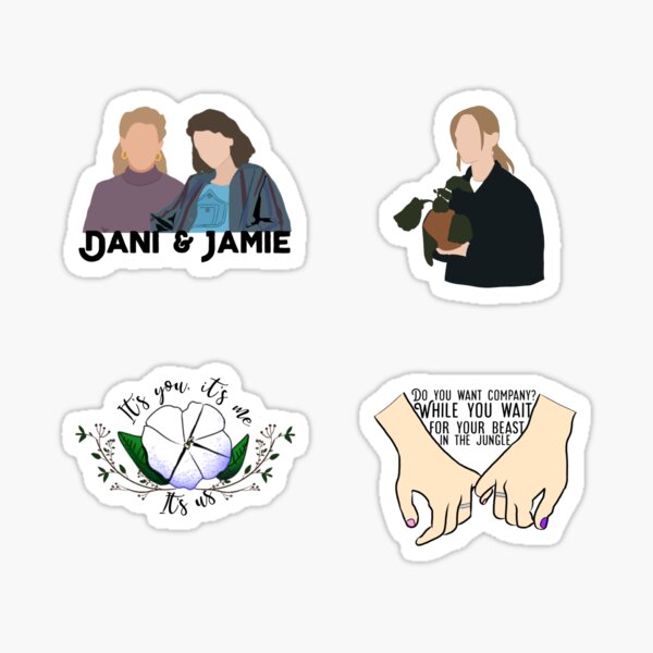 Jamie and Dani - The haunting of bly manor - Sticker pack Sticker
