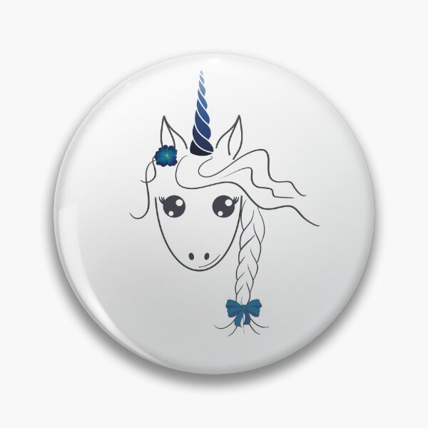 Item preview, Unicorn blue designed and sold by LahnDesigns.