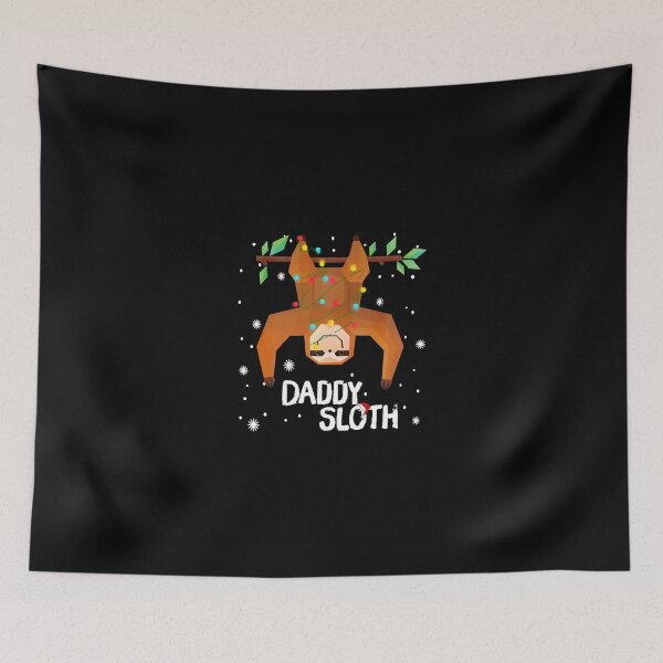 Item preview, Christmas Lights Daddy Sloth designed and sold by cadmanBoythorpe.