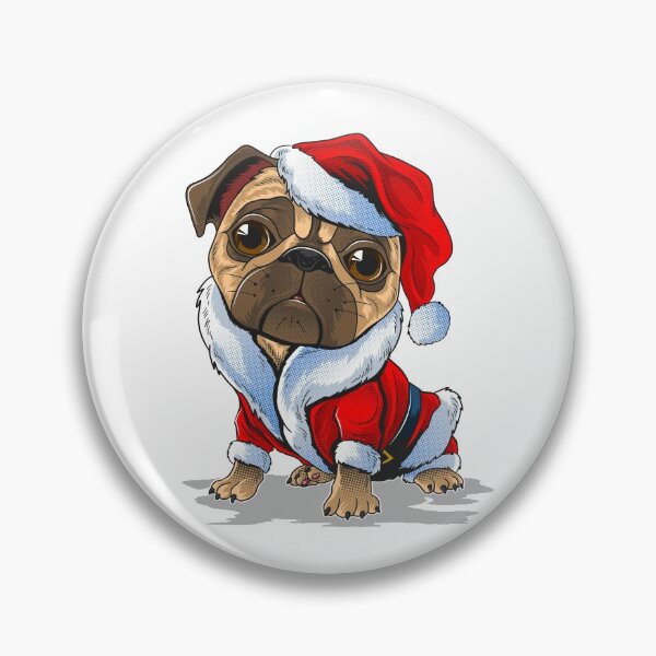 Item preview, Christmas Funny Santa Pug designed and sold by ecdato.