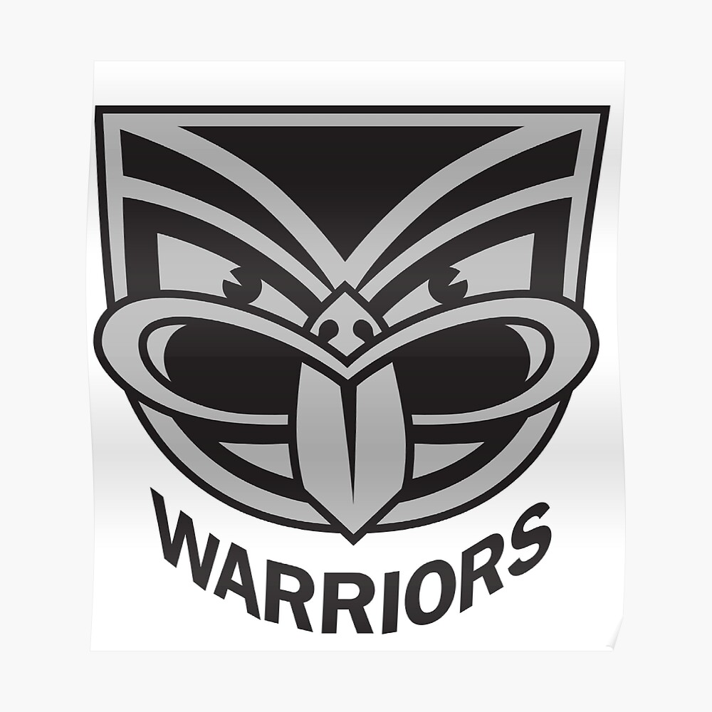Sticker Waterproof - Colour NRL New Zealand Warriors small 