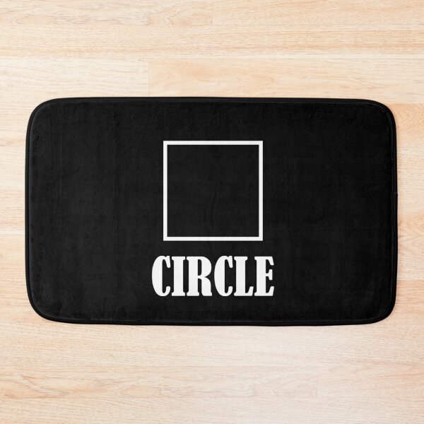 Item preview, Slightly Wrong Circle Square Geometric Shapes designed and sold by ChestnutAlley.