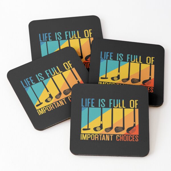 Item preview, Life Is Full Of Important Choices Golf designed and sold by GoodmanHenry.