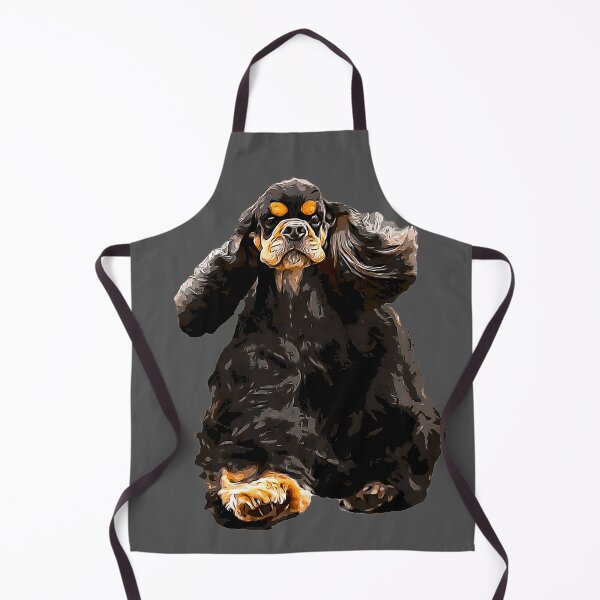 Item preview, American Cocker Spaniel - Stunning Black and Tan Dog designed and sold by ElegantCat.