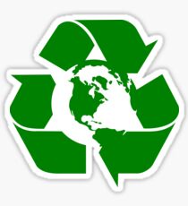 Earth Day Recycle Wiederverwendung Reduziert das Design Sticker