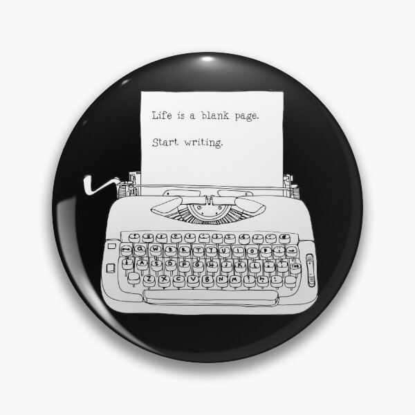 Item preview, Life is a blank page. Start Writing. designed and sold by scriptblast.