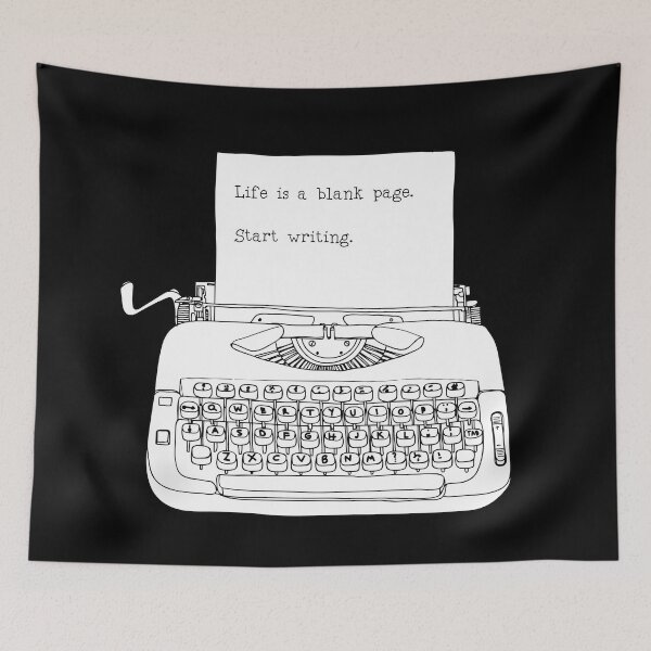 Item preview, Life is a blank page. Start Writing. designed and sold by scriptblast.