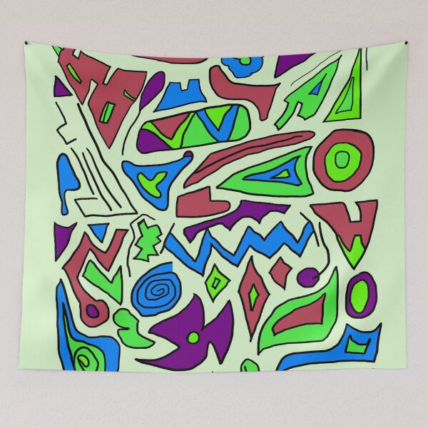 Item preview, Muted Palette Doodle 2 designed and sold by VazMasDesign.