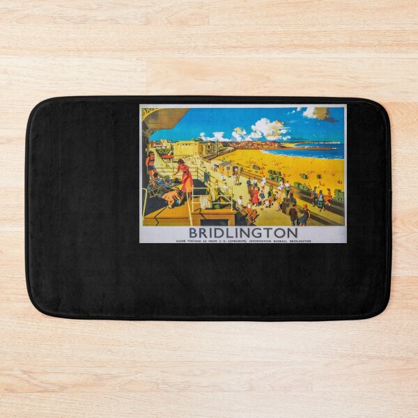Item preview, retro classic Bridlington poster designed and sold by CorasPosters.