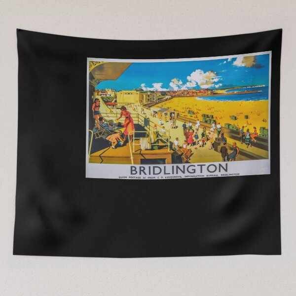 Item preview, retro classic Bridlington poster designed and sold by CorasPosters.