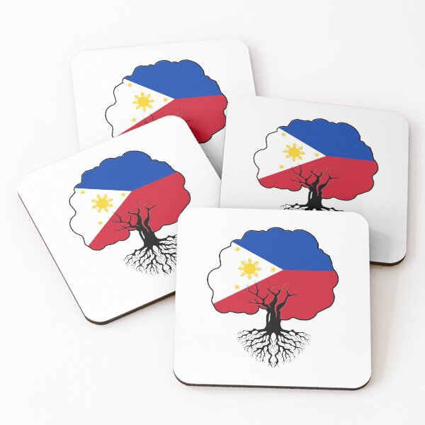 Item preview, Filipino Flag Tree of Life Country Philippines Roots designed and sold by 9ine9.