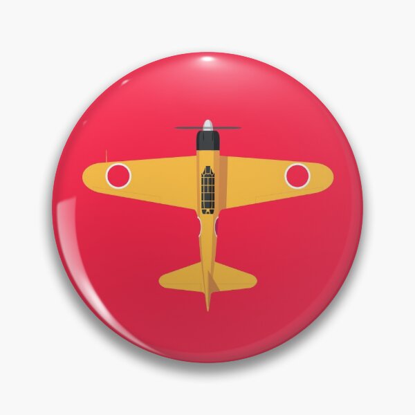 Artikelvorschau, A6M Zero WWII Aircraft - Yellow entworfen und verkauft von VoodooCircus.