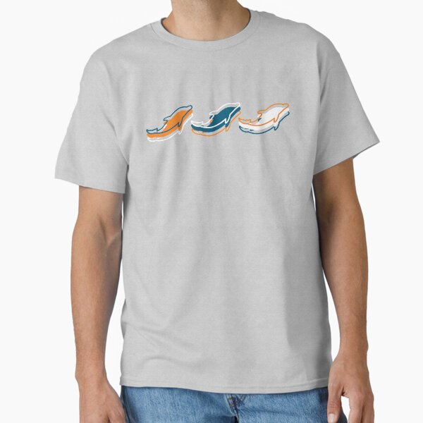 Vista previa del artículo con la obra «Patrón de los Miami Dolphins, fondo verde azulado», diseñado y vendido por brittlouise.
