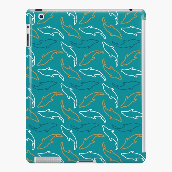 Miami Dolphins Pattern, Teal Background iPad Case & Skin for Sale by  brittlouise