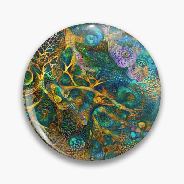 Item preview, Deepdream floral abstraction designed and sold by blackhalt.