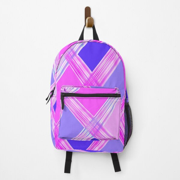 Item preview, Pink and Purple Mod Plaid Geographic Pattern designed and sold by ChromaticAddict.