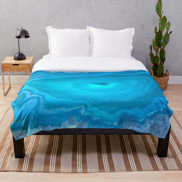 Item preview, Aqua Ocean Blue Ripples designed and sold by DeeSignTShirts.