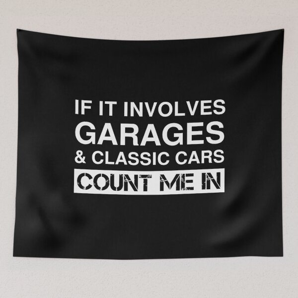 Item preview, Funny Garages And Classic Cars Car Collector Collecting designed and sold by Creekman Designs.