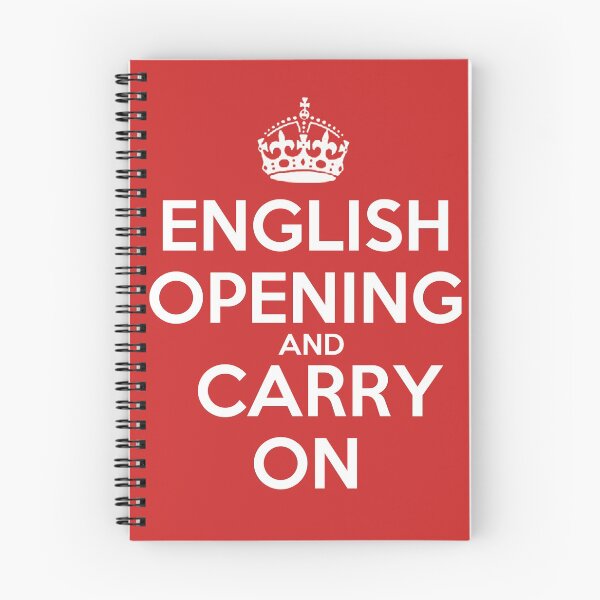 Item preview, English Opening and Carry On - Chess opening T-Shirt designed and sold by edygun.