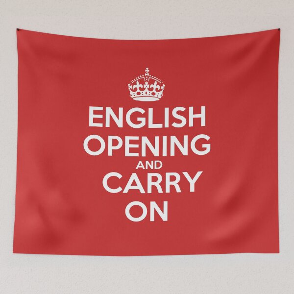 Item preview, English Opening and Carry On - Chess opening T-Shirt designed and sold by edygun.