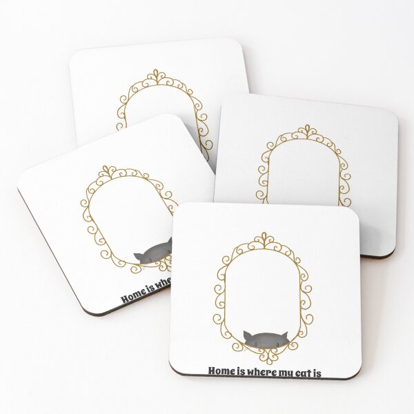 Item preview, Home is where my cat is designed and sold by Shanuarts.