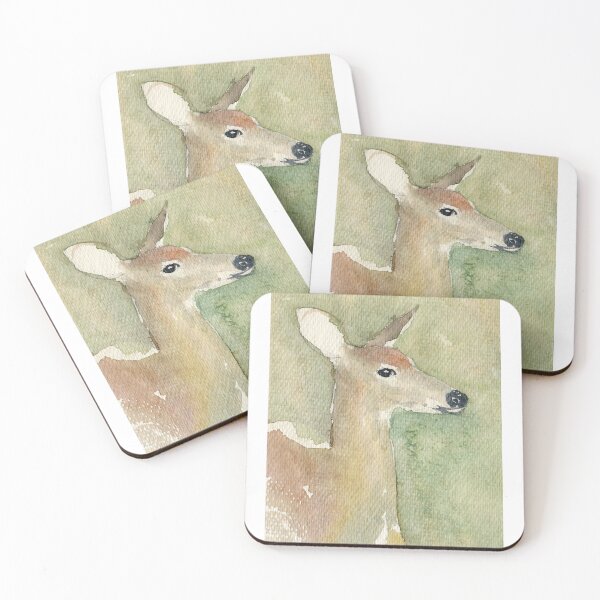 Item preview, Whitetail Deer no.1  watercolor designed and sold by Mary Batthany.