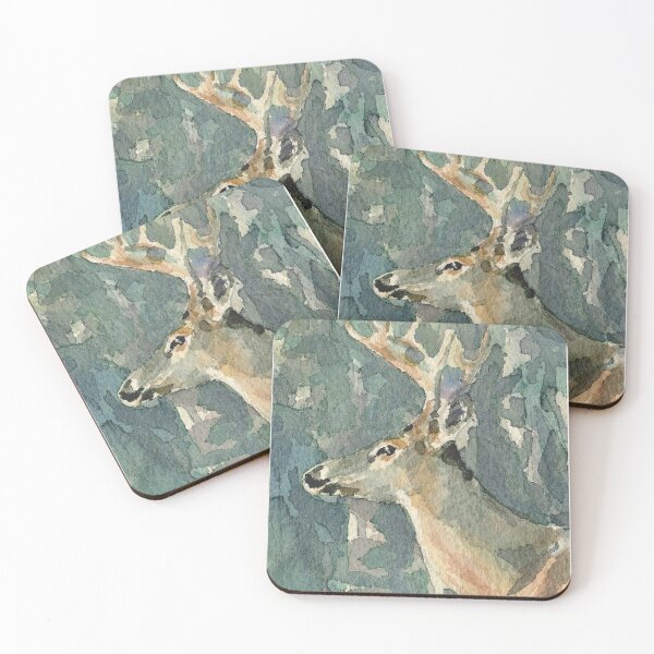 Item preview, Whitetail Deer no. 3  watercolor designed and sold by Mary Batthany.