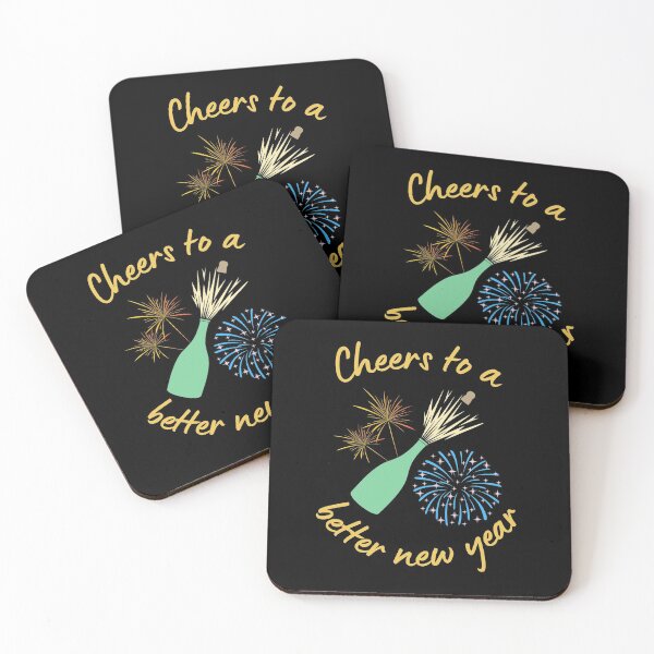 Item preview, Cheers to a Better New Year designed and sold by MixedBagMerch.