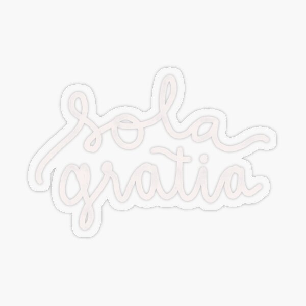 Vista previa del artículo con la obra «SOLA GRATIA 2», diseñado y vendido por handletteringem.