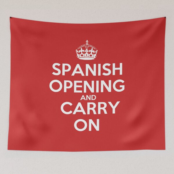 Item preview, Spanish Opening and Carry On - Chess opening T-Shirt designed and sold by edygun.