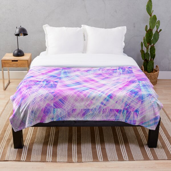 Item preview, Pastel Pink and Blue Mod Holographic Geographic Pattern designed and sold by ChromaticAddict.