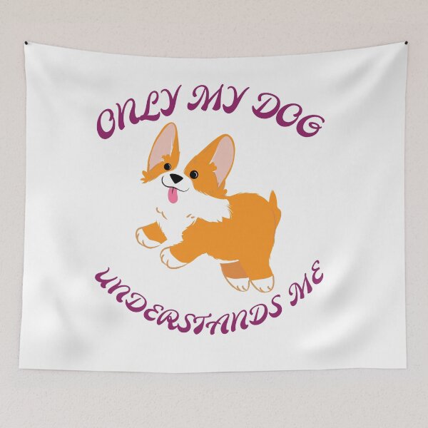 Item preview, Cute Only my Dog understands me  designed and sold by Xrizen  Designs.