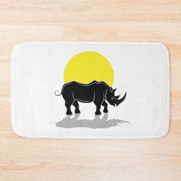 Item preview, Rhino silhouette under the Sun designed and sold by binti163.