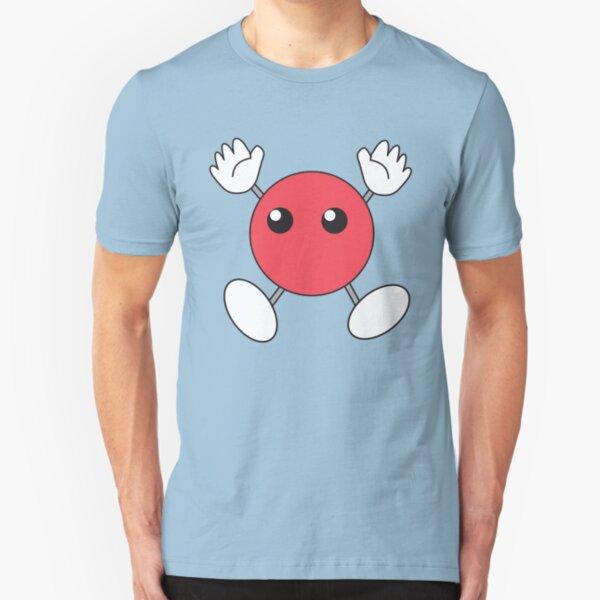 Hinata & Ushijima's Red Blob Shirt Design Slim Fit T-Shirt