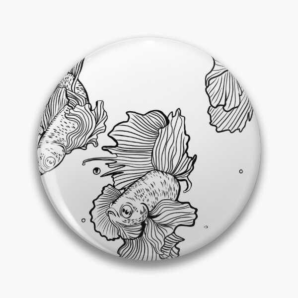 Aperçu de l'œuvre Flair de poisson Betta créée et vendue par NeguminNeko.