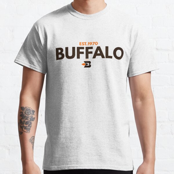 Buffalo Braves 70's Basketball Retro Team Logo T Shirt S White