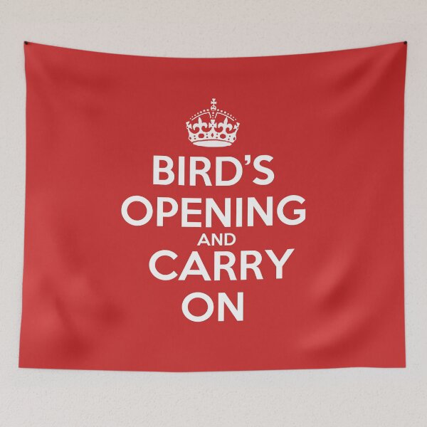 Item preview, Bird's Opening and Carry On - Chess opening T-Shirt designed and sold by edygun.