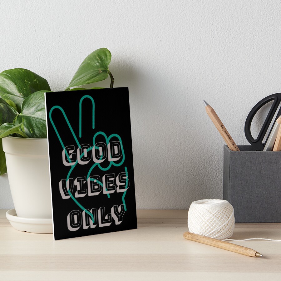 Good Vibes Only | Gold | Posters, Art Prints, Wall Murals | +250 000 motifs