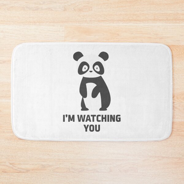 Item preview, I am watching you cute giant panda staring designed and sold by Piztees.