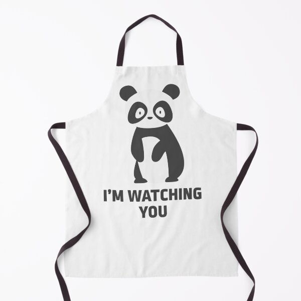 Item preview, I am watching you cute giant panda staring designed and sold by Piztees.