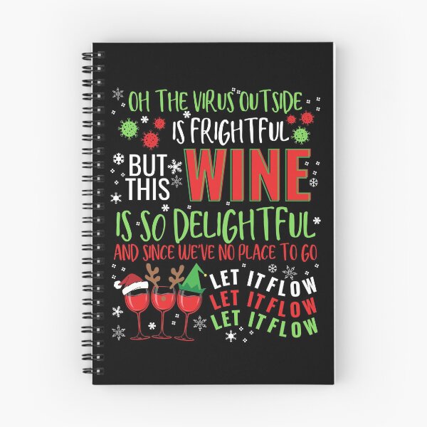 Item preview, Oh the Virus Outside is Frightful - BEST CHRISTMAS GIFT FOR WINE LOVERS designed and sold by Jennifer Church.