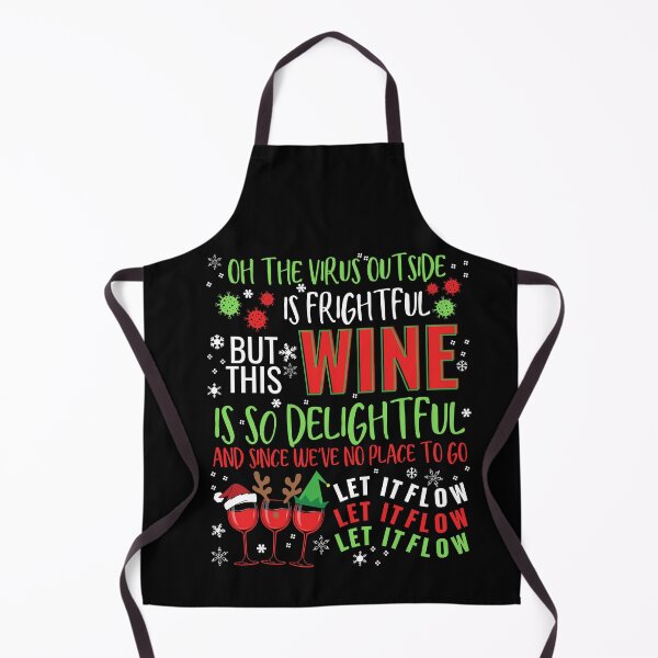 Item preview, Oh the Virus Outside is Frightful - BEST CHRISTMAS GIFT FOR WINE LOVERS designed and sold by Jennifer Church.