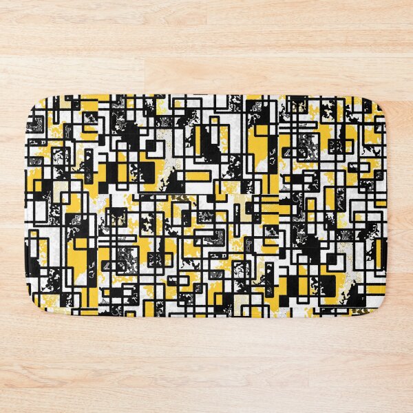 Item preview, Gold and Black Mod Geographic Pattern designed and sold by ChromaticAddict.