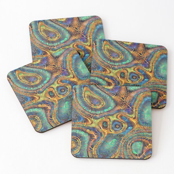 Item preview, Deepdream floral abstraction designed and sold by blackhalt.