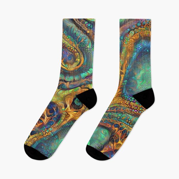 Item preview, Deepdream floral abstraction designed and sold by blackhalt.