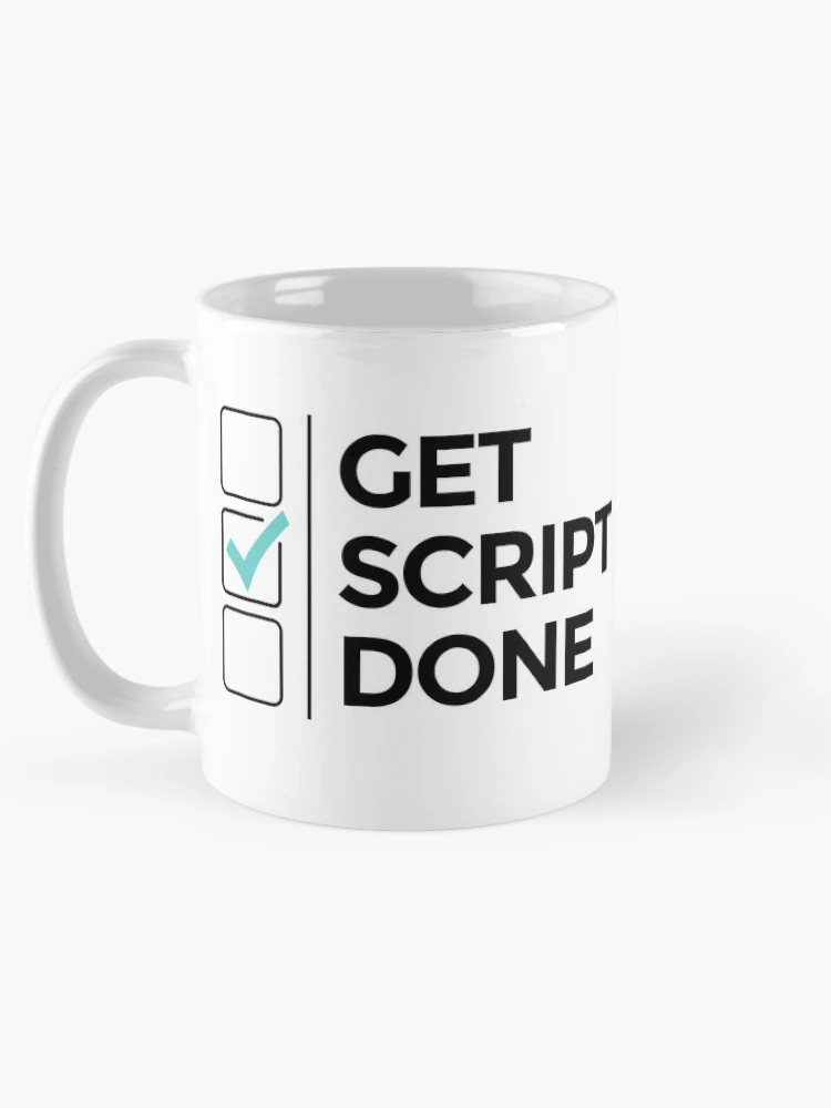 Thumbnail 5 of 6, Coffee Mug, Get Script Done designed and sold by scriptblast.