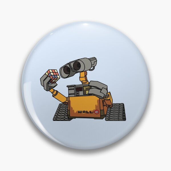 Item preview, WALL-E With A Rubik’s Cube designed and sold by mckennabeavan.