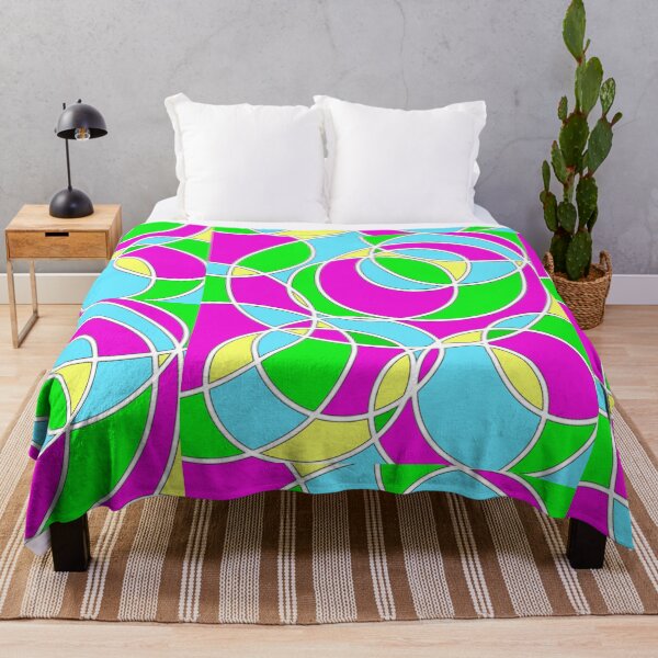 Item preview, Multicolor Mod Circle Geographic Pattern designed and sold by ChromaticAddict.