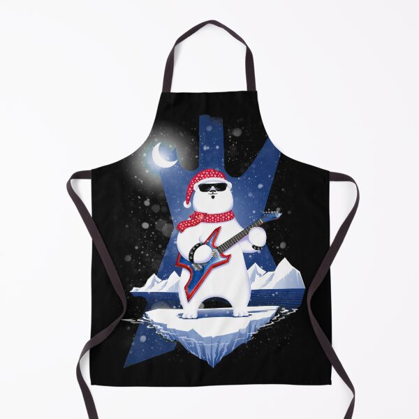 Item preview, Rocker Guitar Xmas Polar Bear designed and sold by HexOne.