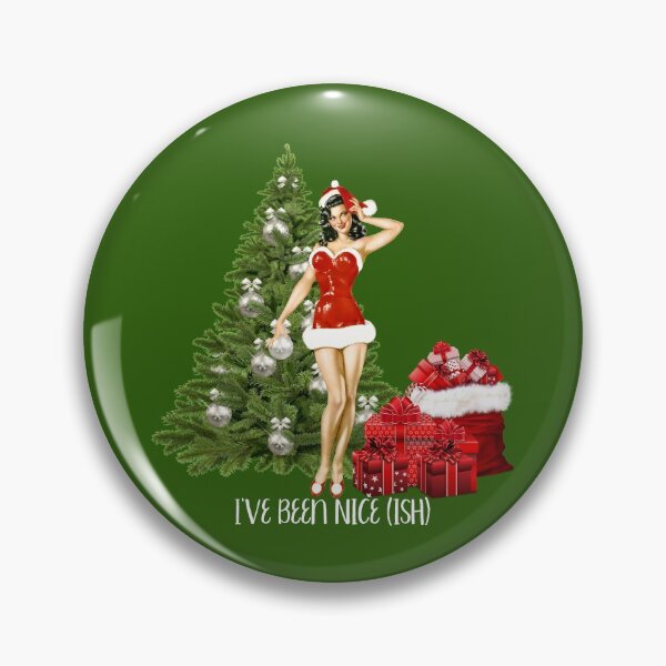 Artikelvorschau, Ich war schön (ish) Weihnachten Retro Pinup entworfen und verkauft von sunshine64.